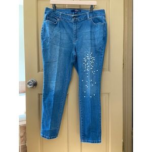 Denim 24/7 Embellished Jeans Size 16W